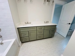 Cabinet D'Melo kitchen and bathroom cabinet installation project