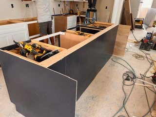 Cabinet D'Melo kitchen and bathroom cabinet installation project